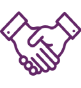 clasping hands icon